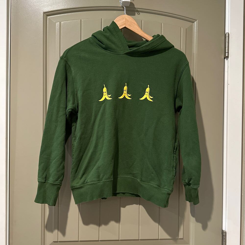 UNIQLO Super Mario Bros Yoshi Hoodie sz 11-12
